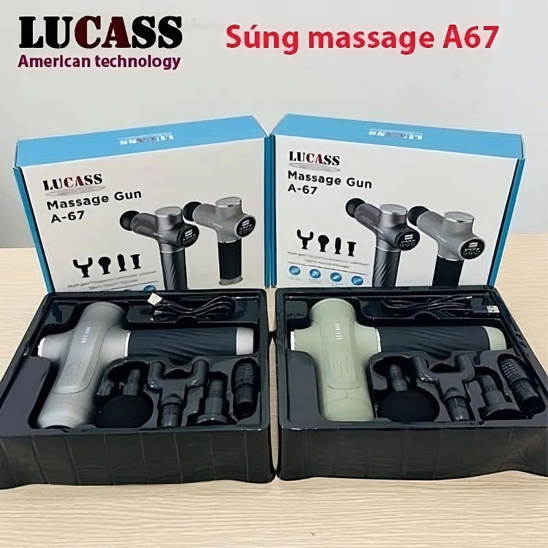 Súng Massage Cầm Tay Lucass Massage Gun A-67 (A67)