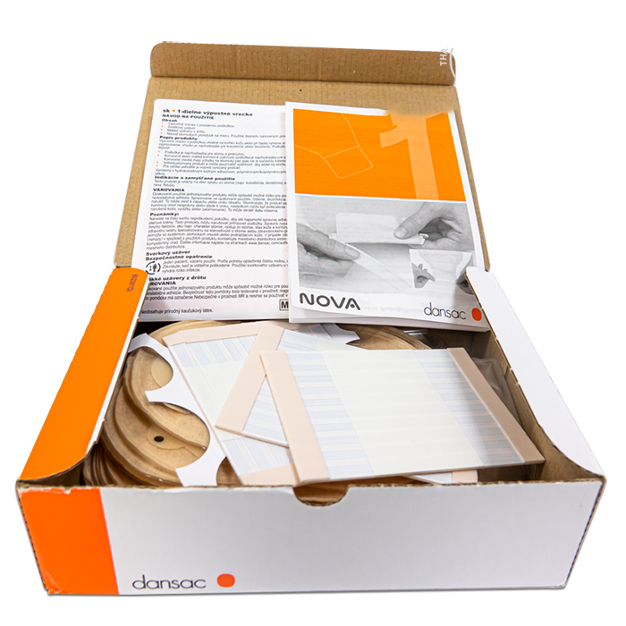 Túi Hậu Môn Nhân Tạo 1 Mảnh Dành Cho Trẻ Em Dansac Nova 818-10 (Kẹp Mềm)