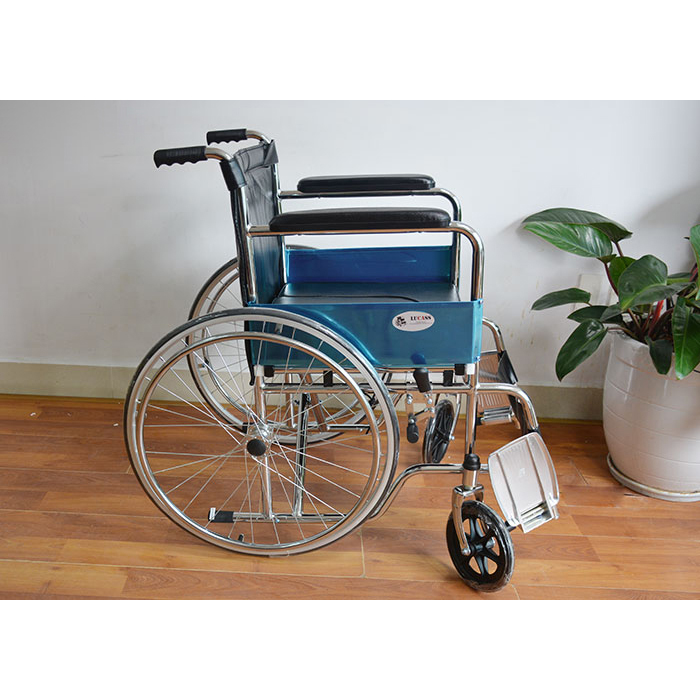 Xe Lăn Tay Có Bô Vệ Sinh, Đệm Simili Lucass X-8 (X8)