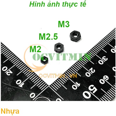 Đai Ốc Nhựa M2 M2.5 M3 Tán Nhựa Lục Giác