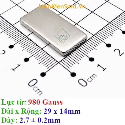 Nam Châm Đất Hiếm Hình Chữ Nhật Lực Hút Bình Thường Hút Sắt