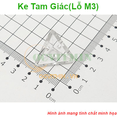 Ke Góc Vuông Chữ L, Ke Tam Giác Dùng Cho Mica - Tam Giac Chu L Goc Vuong