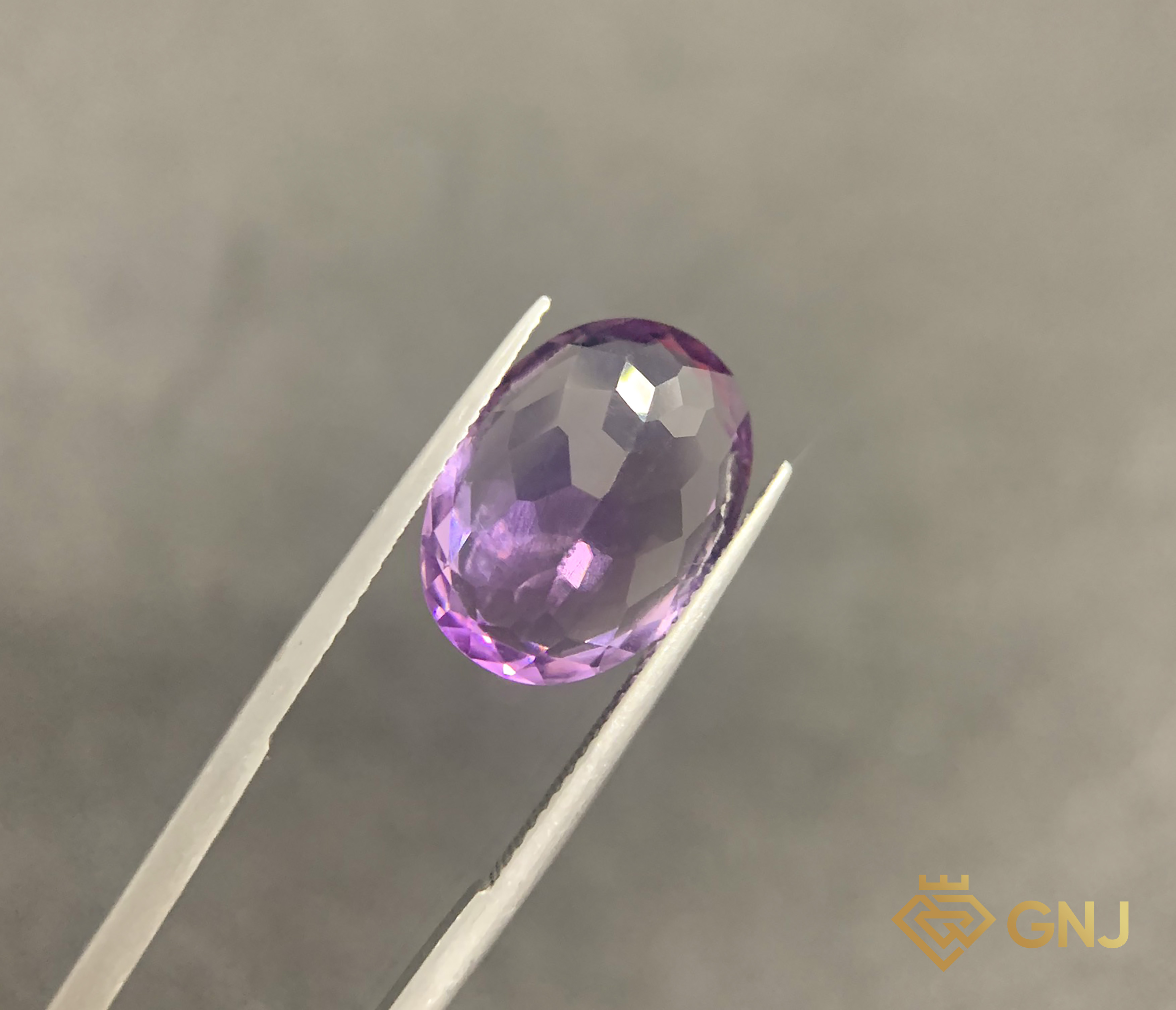 Đá Amethyst Tự Nhiên 13ct — Facet — chi tiết đá