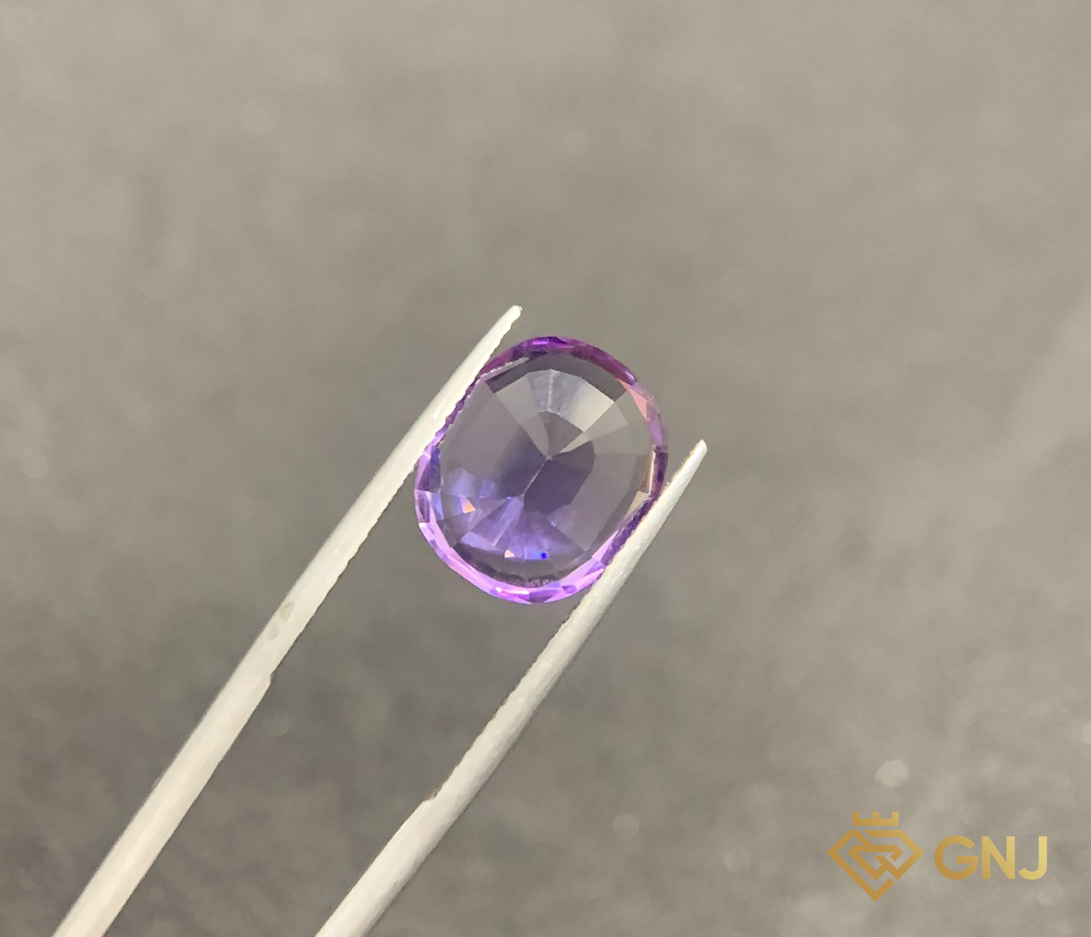 Amethyst Tự Nhiên Tím Nhạt 6.2ct - Facet — chi tiết đá