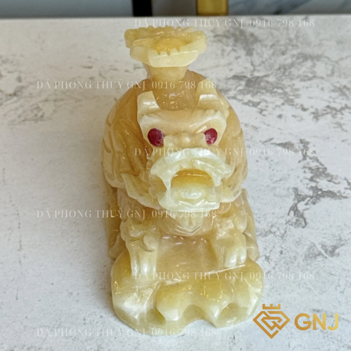 Tượng long quy đá ngọc hoàng long tự nhiên