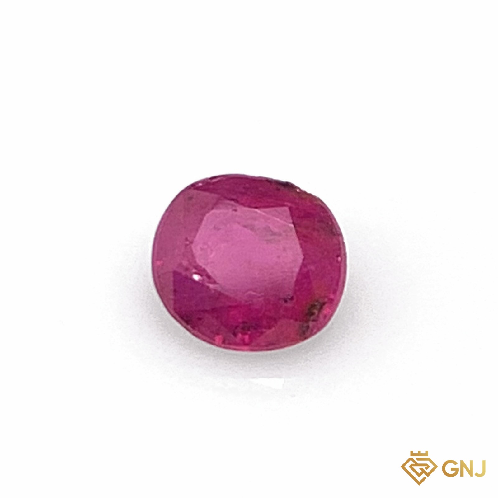 Đá ruby tự nhiên 0,41ct — góc nghiêng phải