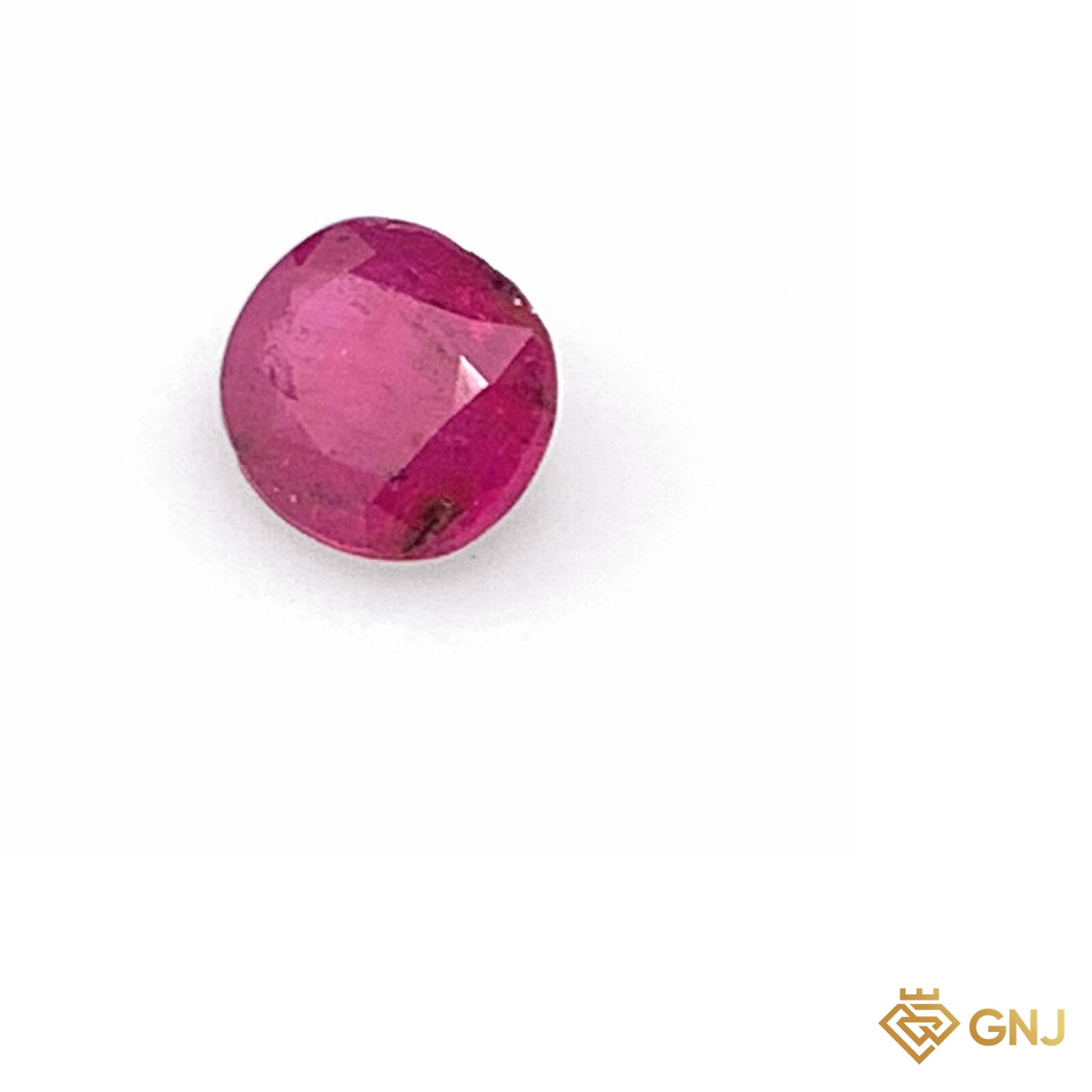 Đá ruby tự nhiên 0,41ct — góc nghiêng trái