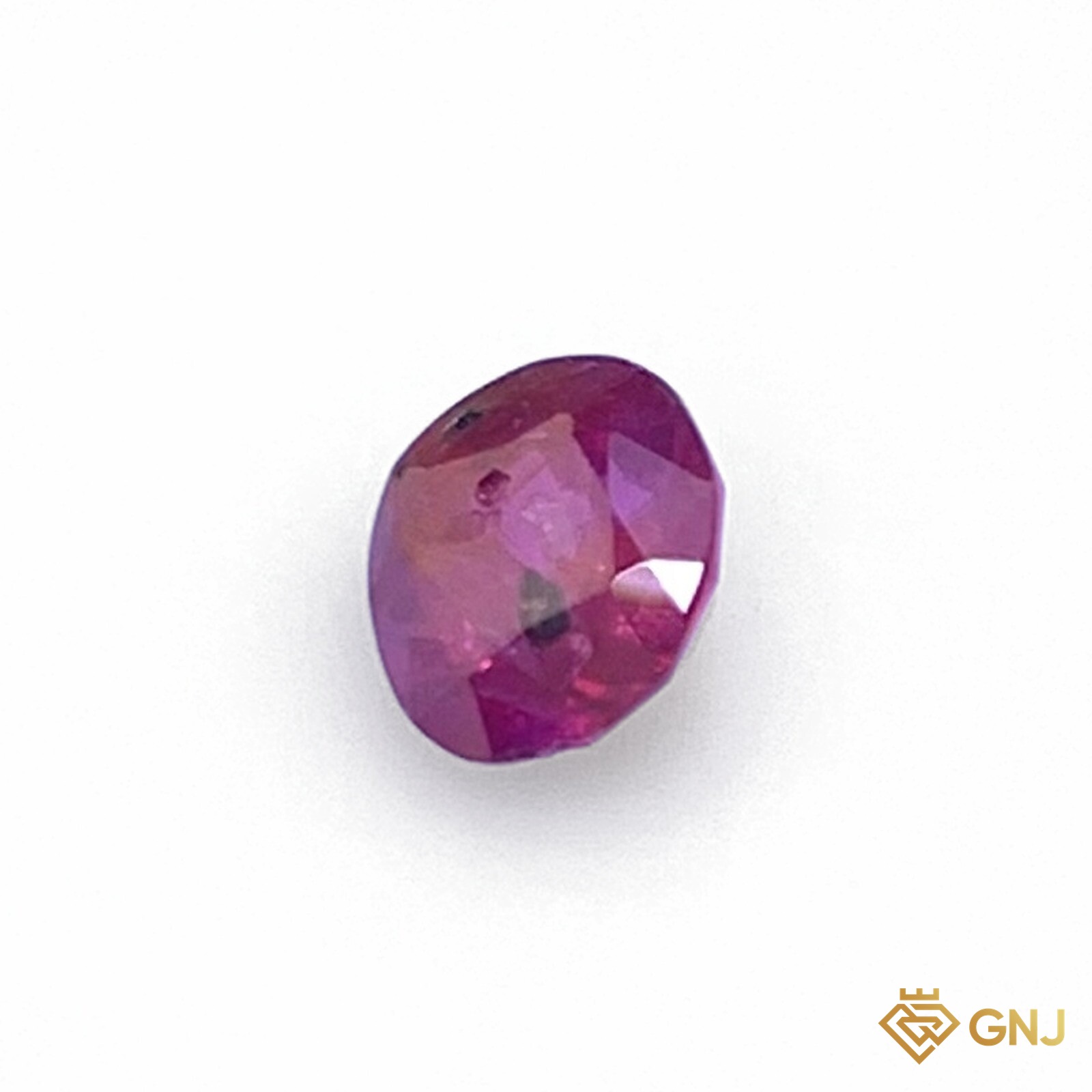 Đá ruby tự nhiên 0,48ct — góc nghiêng trái