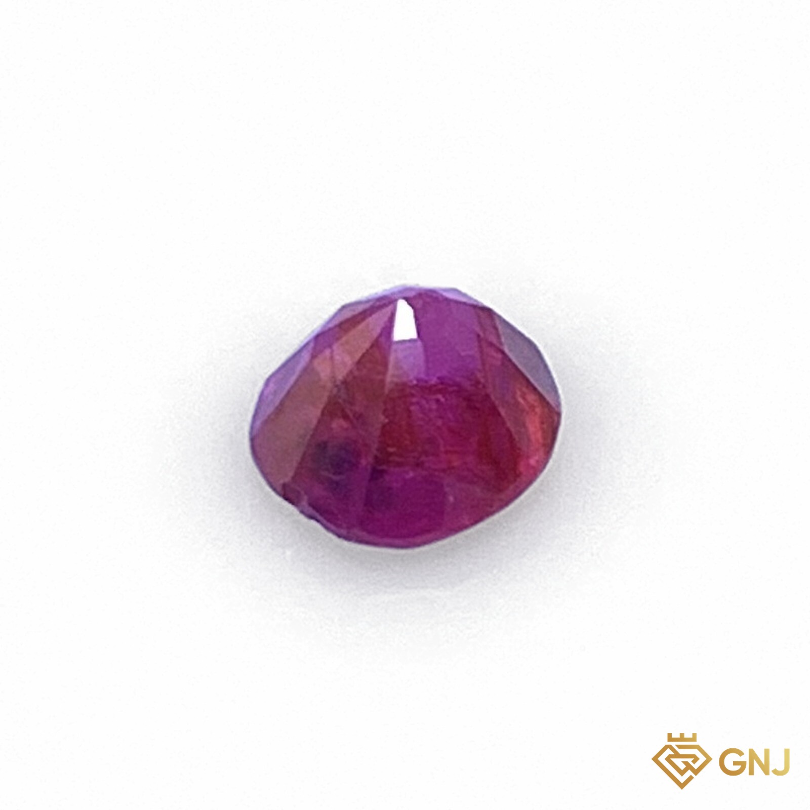 Đá ruby tự nhiên 0,48ct — mặt sau