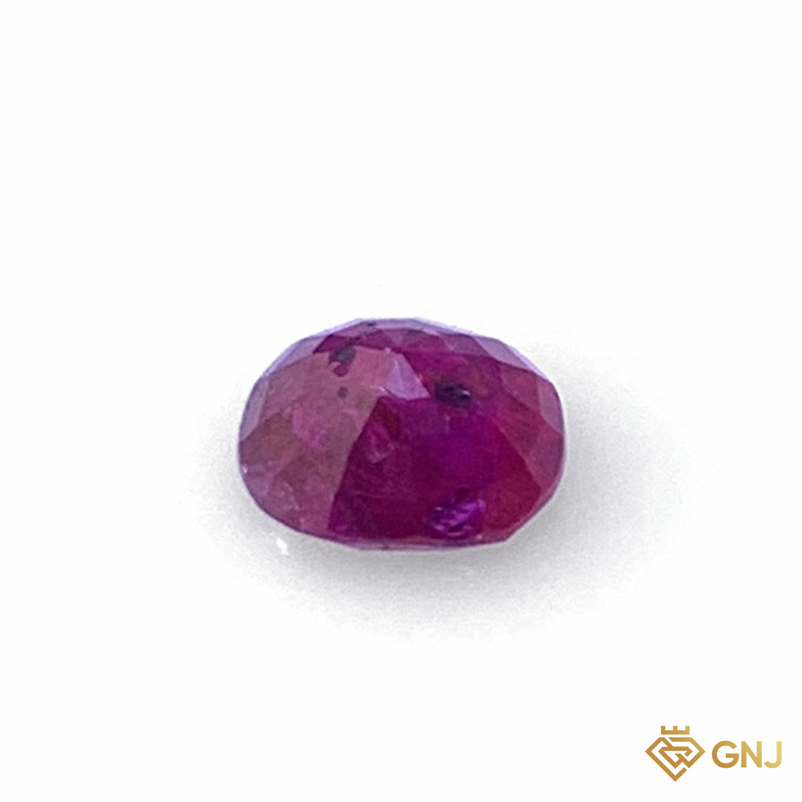 Đá ruby tự nhiên 0,53ct — mặt sau