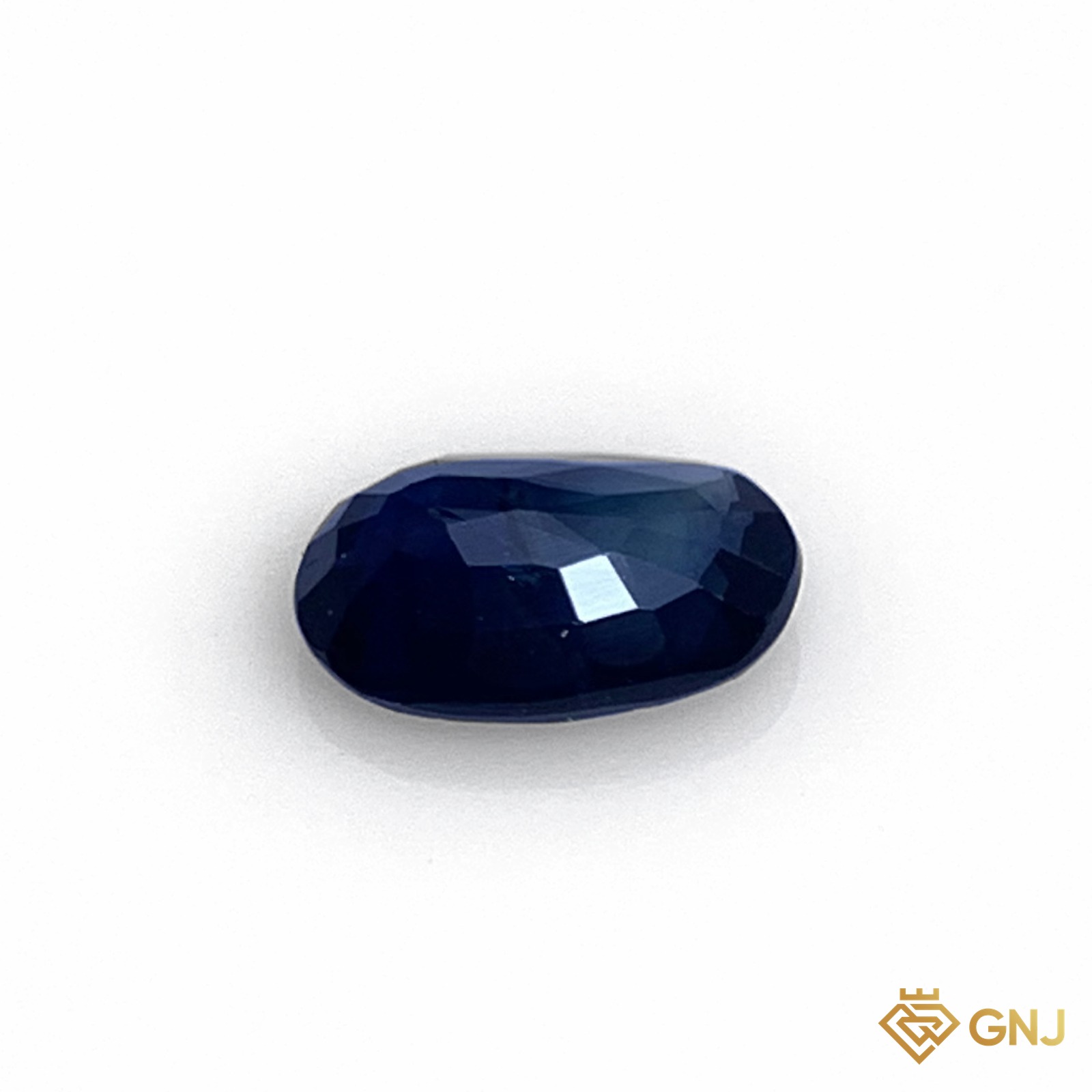 Đá sapphire xanh dương tự nhiên 0,96ct - mặt sau