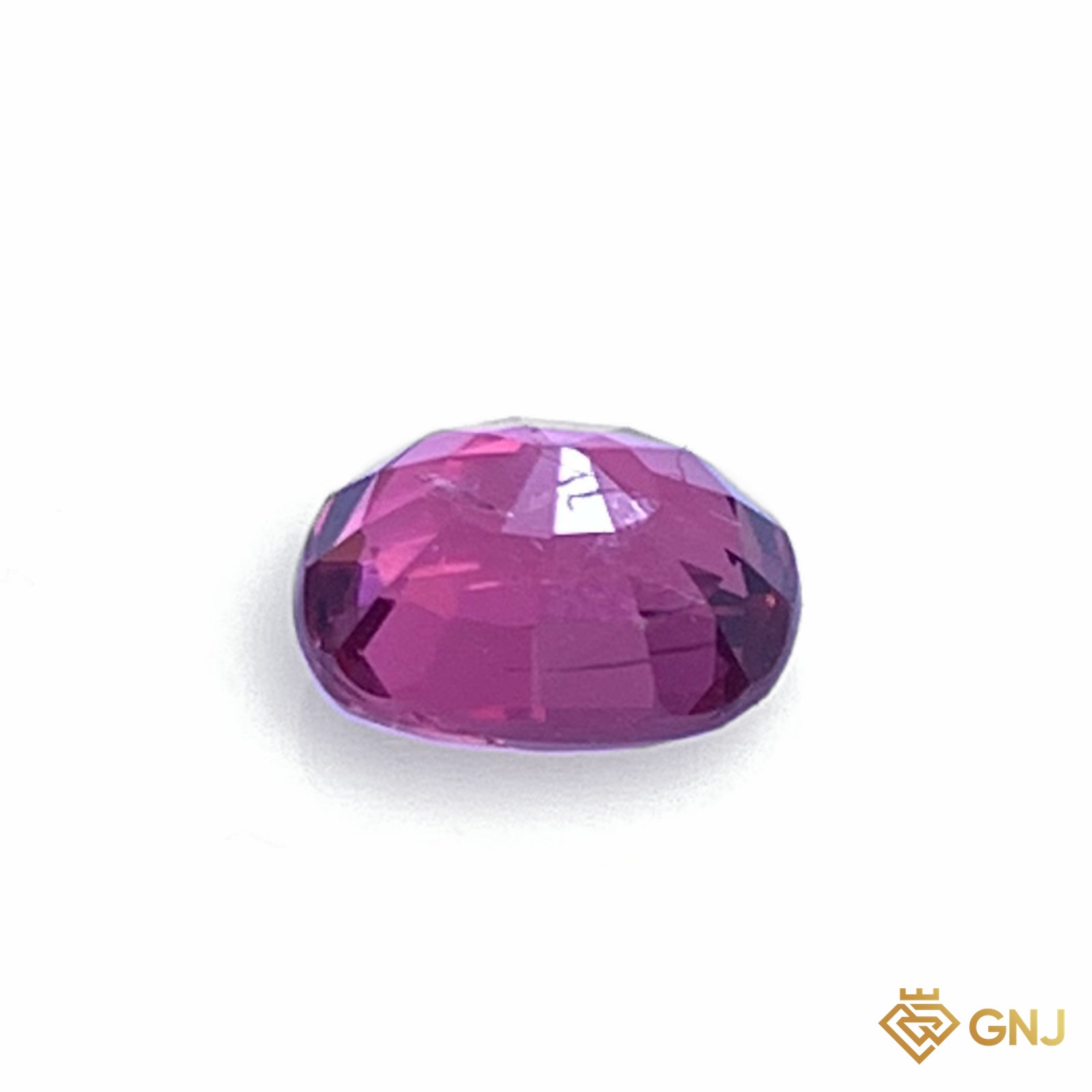 Đá spinel đỏ tự nhiên 0,75ct - mặt sau