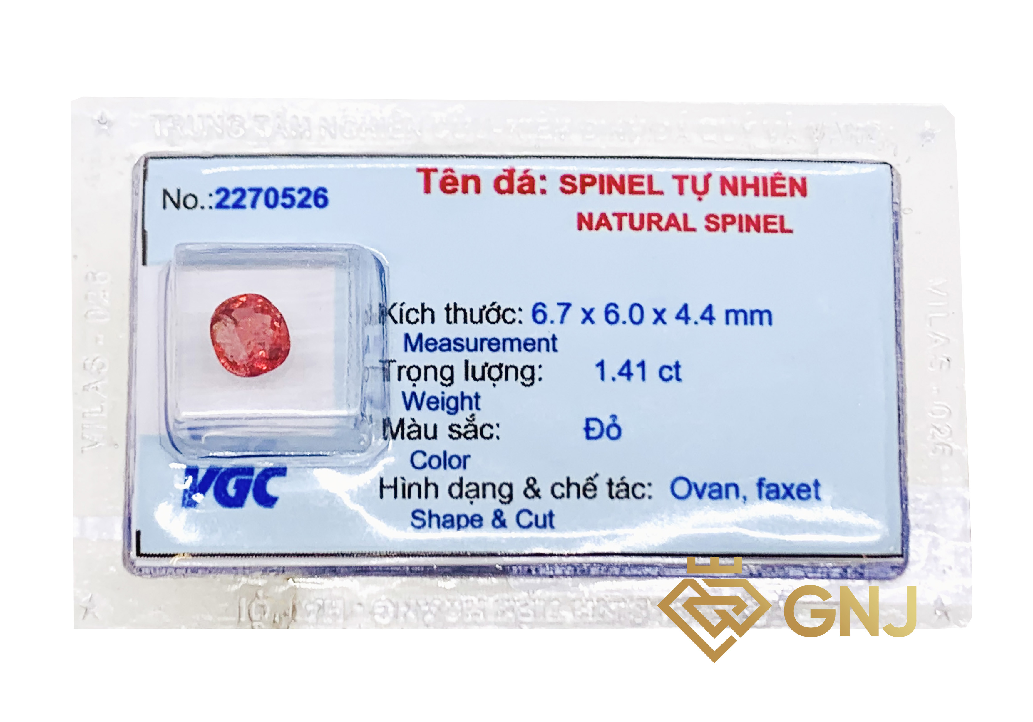 Viên đá spinel đỏ