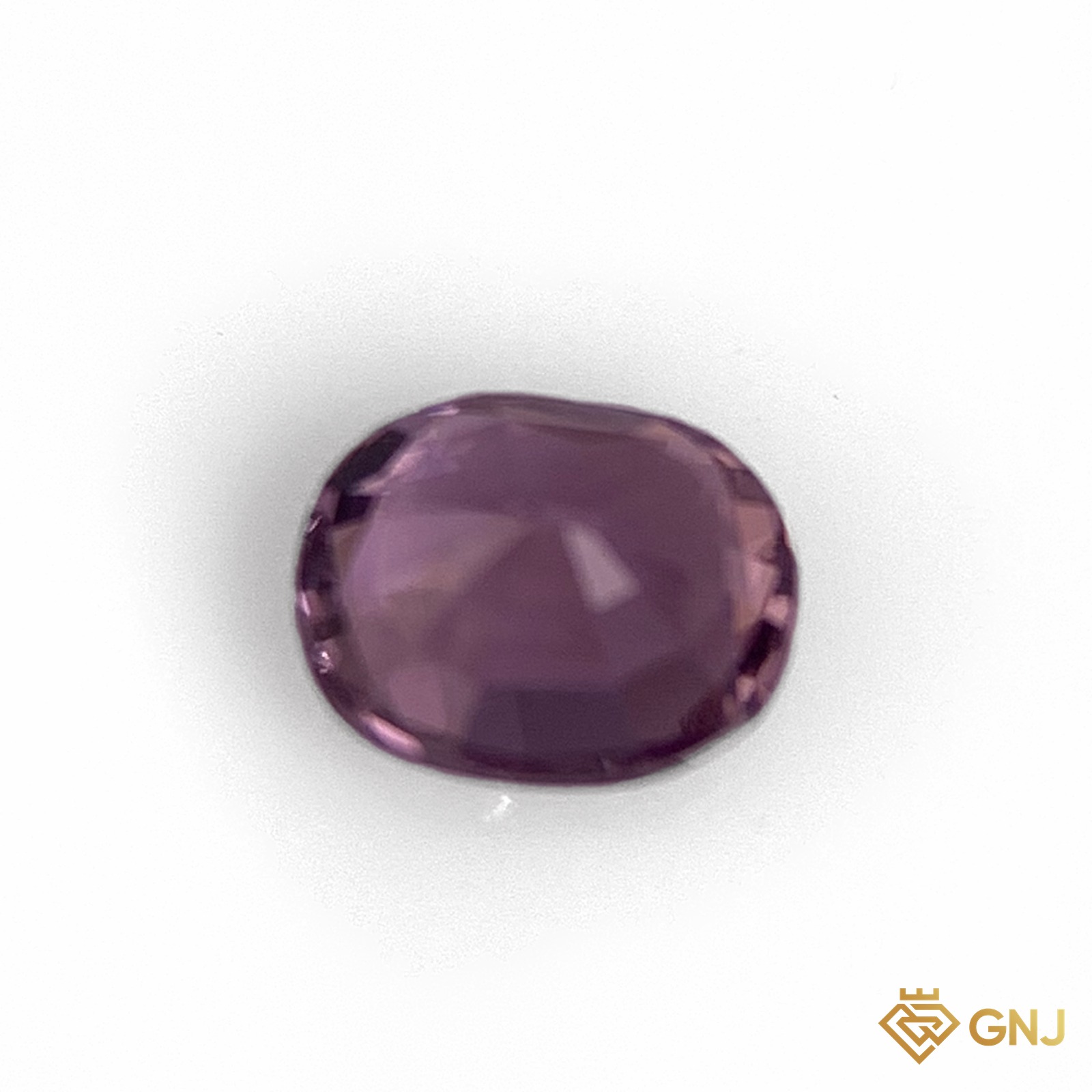 Đá spinel tím tự nhiên 0,6ct - mặt sau
