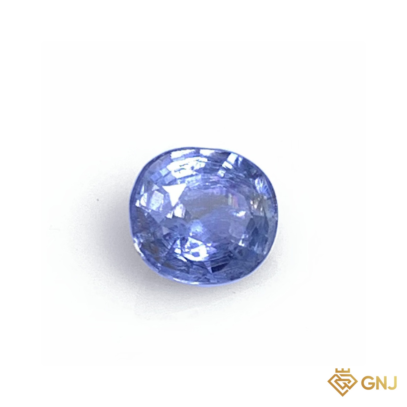 Đá spinel xanh tự nhiên 0,64ct - mặt trước