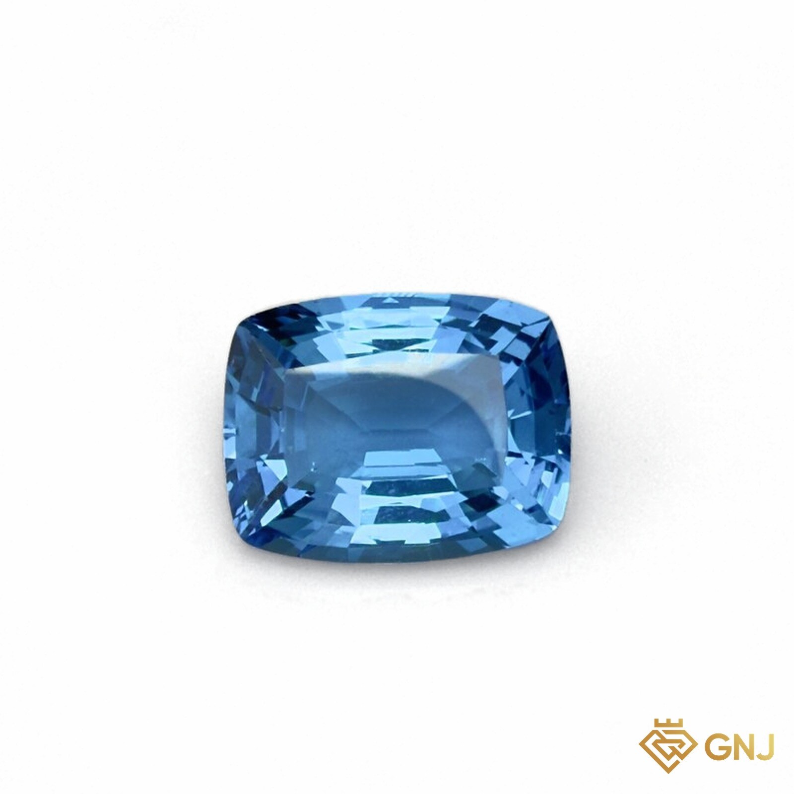 Đá Topaz xanh tự nhiên 23,6ct — mặt chính diện trên nền trắng