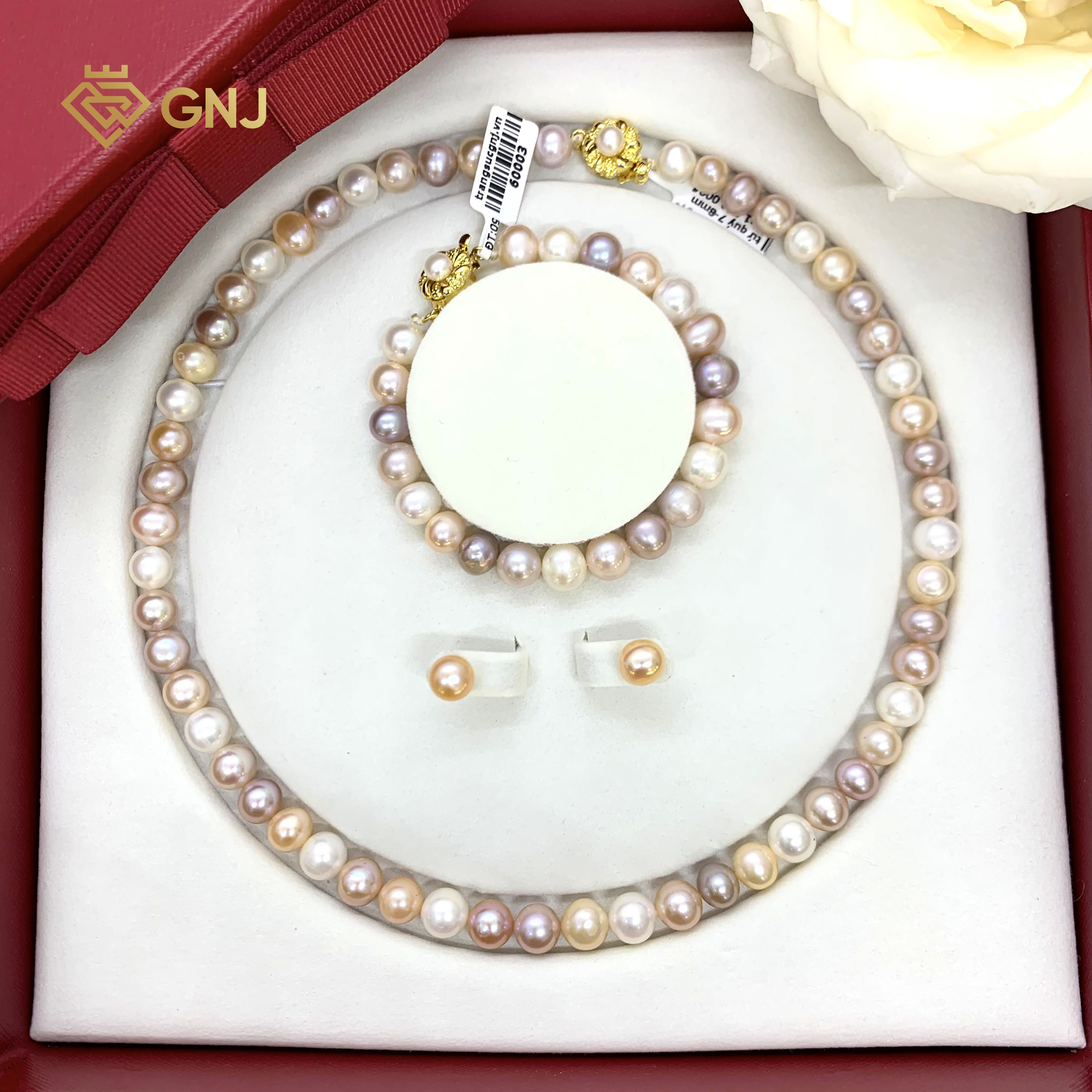 SET Ngọc trai nước ngọt tứ quý