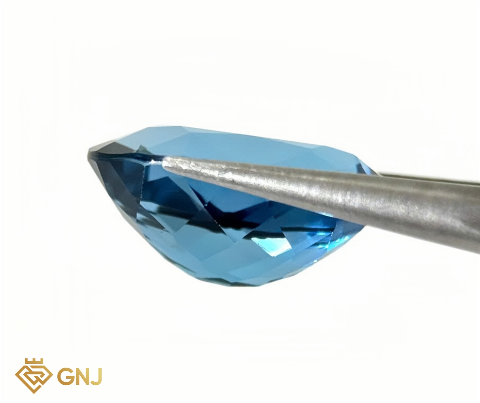 Đá Topaz Xanh Tự Nhiên Xanh Dương 15ct — chi tiết đá
