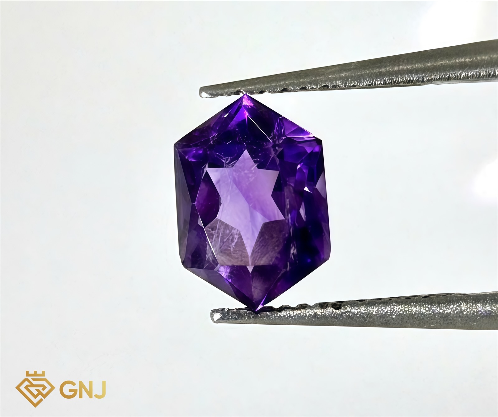 Đá Amethyst tự nhiên 1.4ct dạng facet, đá bản mệnh hợp người sinh năm 1995 mệnh Hỏa
