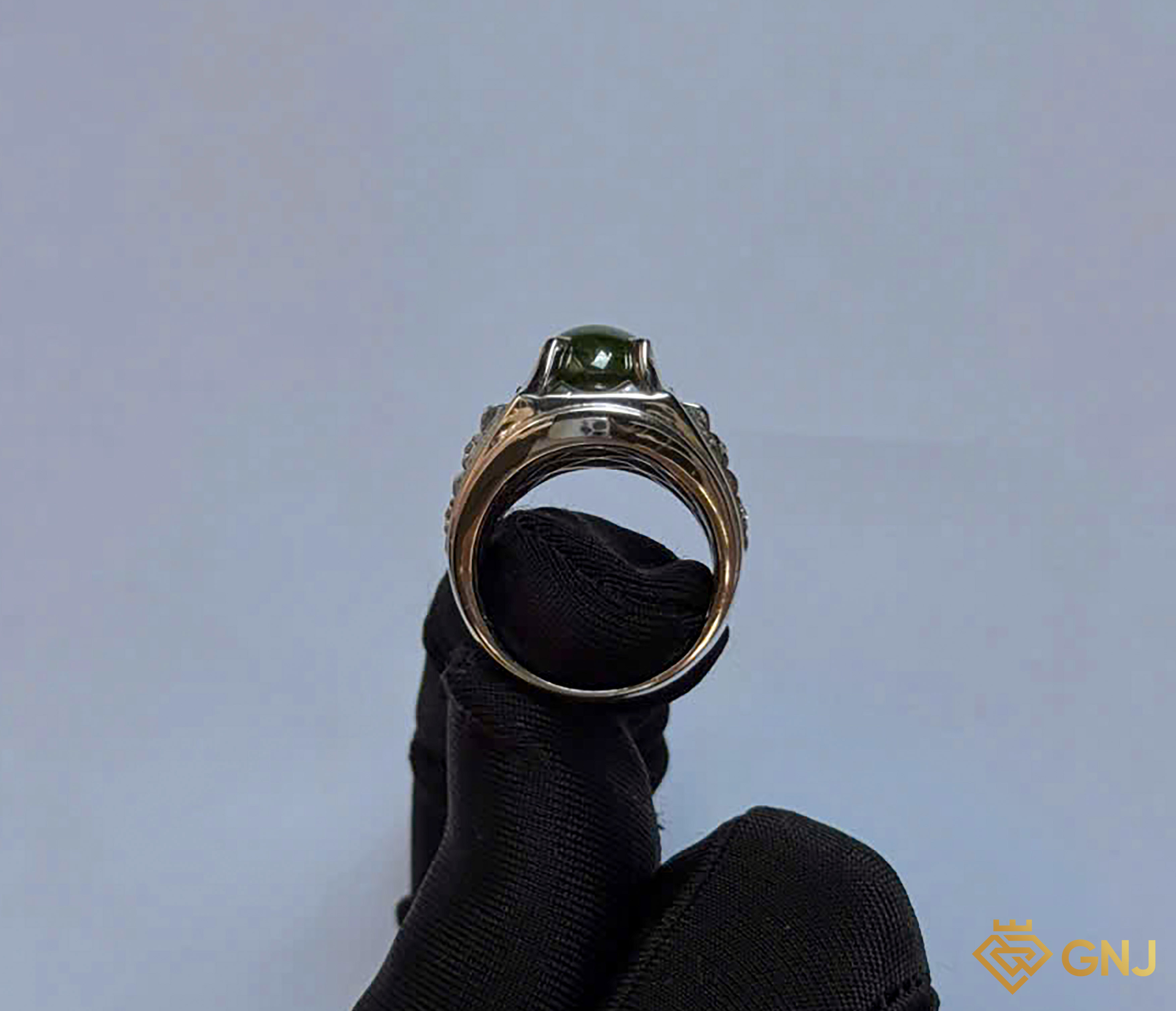 Nhẫn nam đá Sapphire tự nhiên