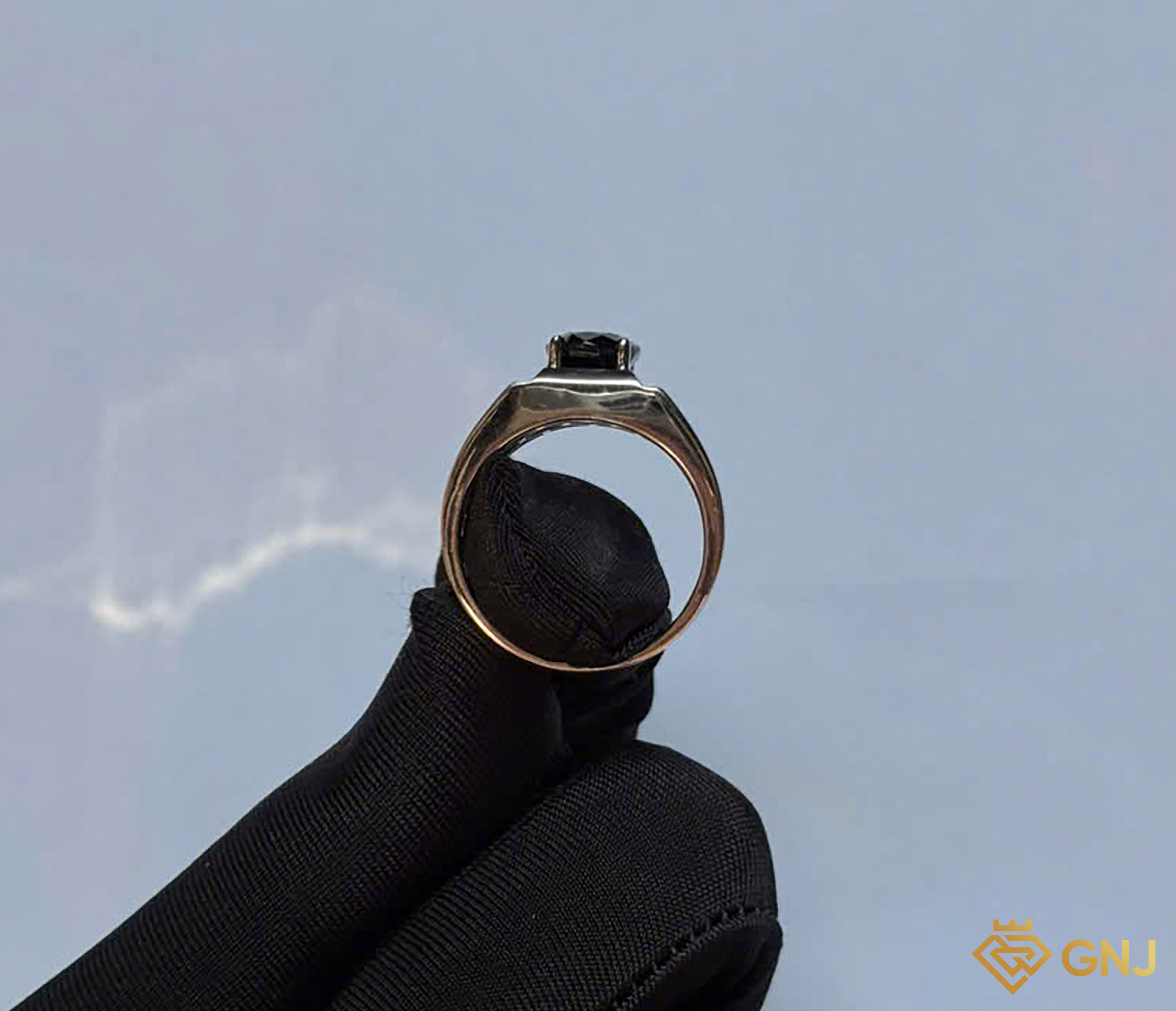 Nhẫn nam đá Sapphire tự nhiên