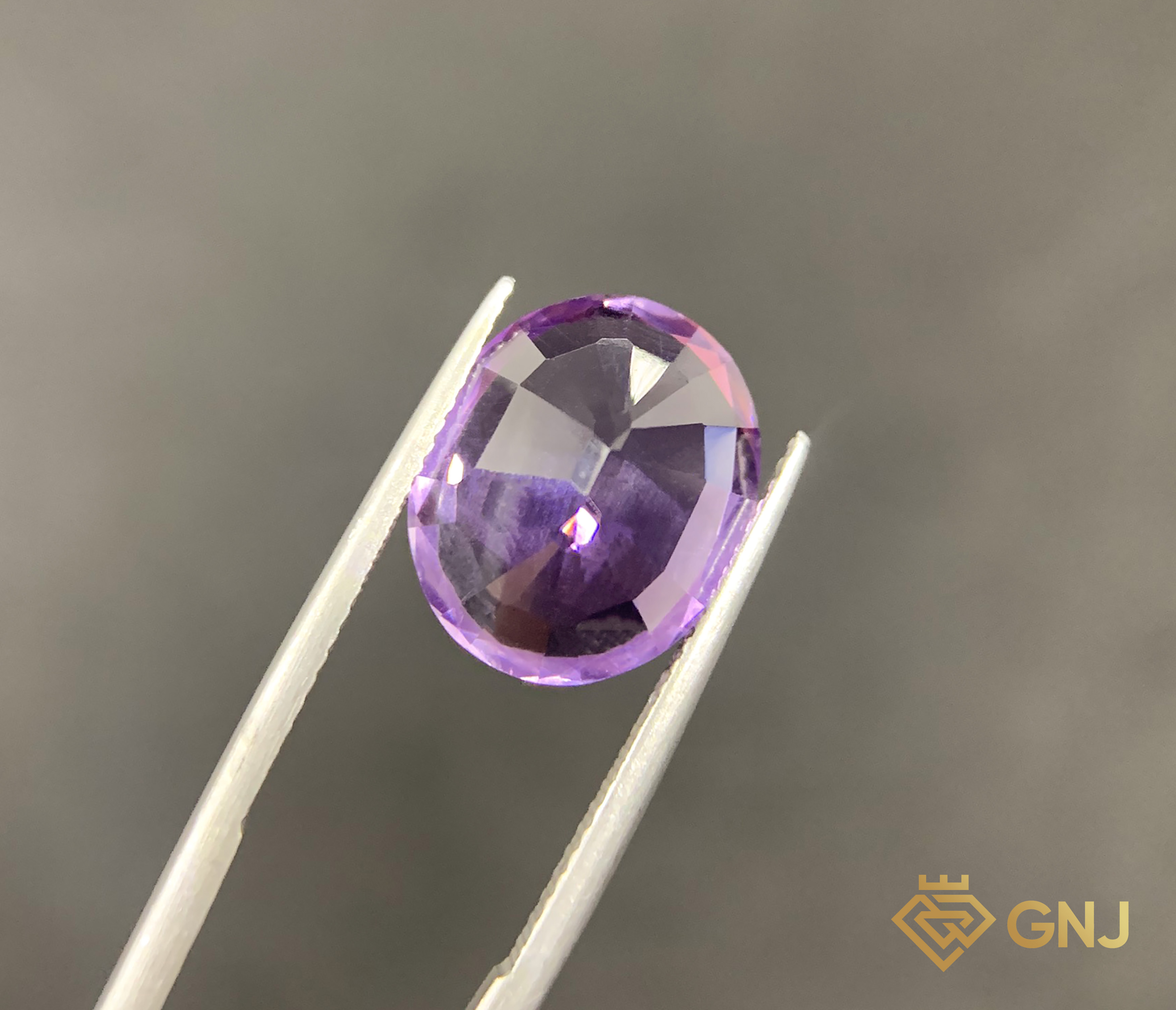 Đá Amethyst Tự Nhiên 7.55ct — Facet — chi tiết đá