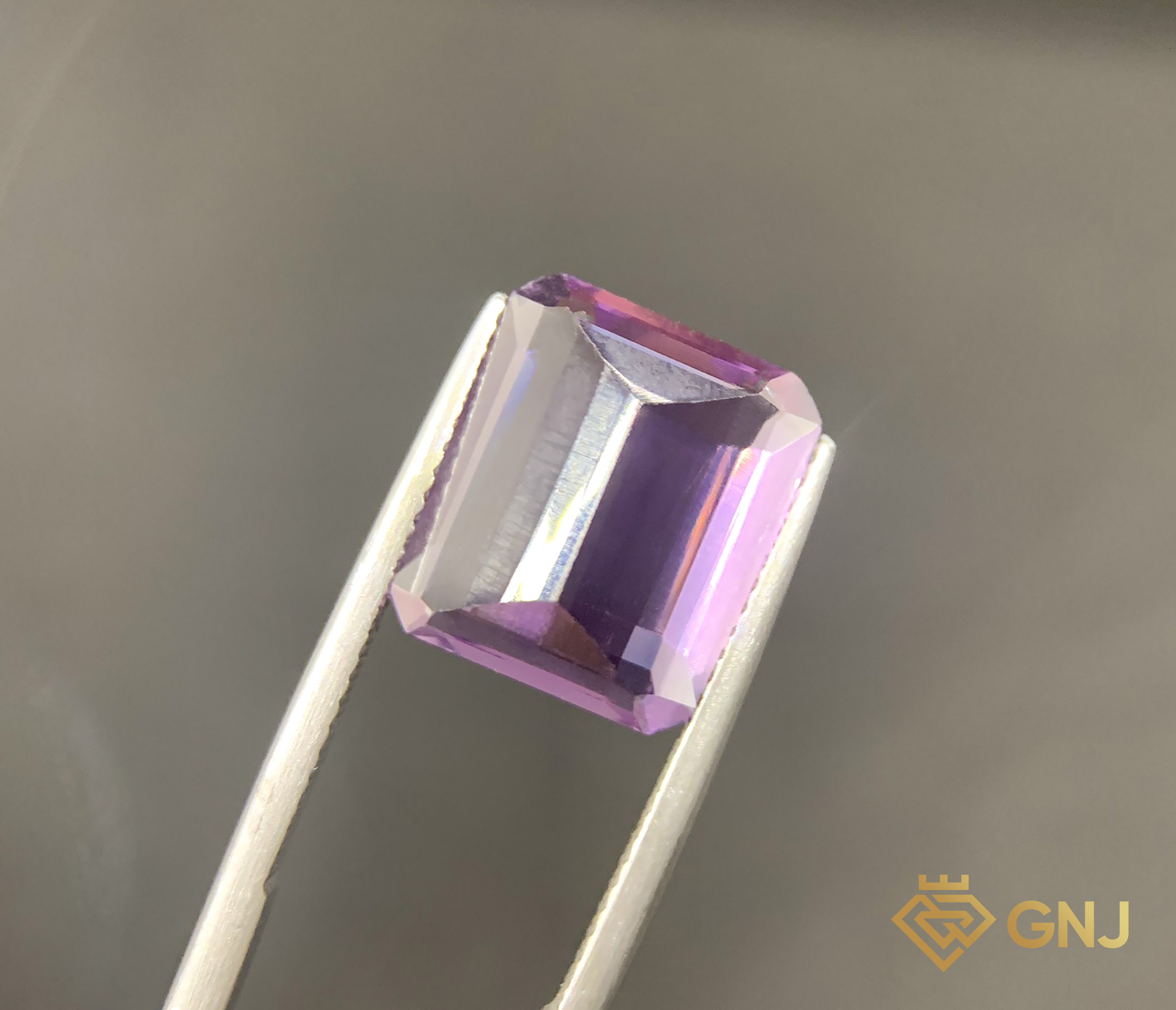 Đá Amethyst Tự Nhiên Lục Yên 7ct — Facet — chi tiết đá