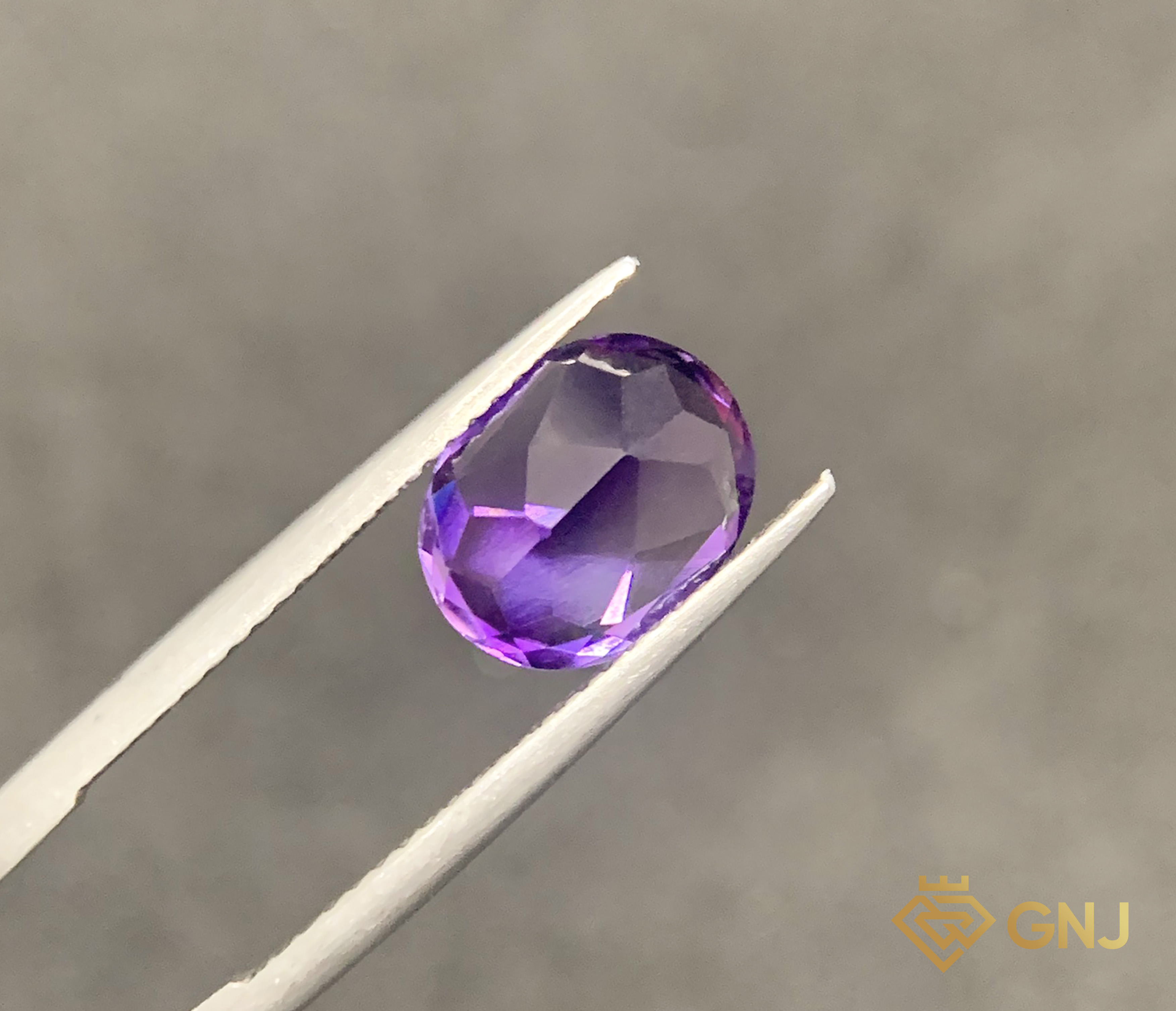 Đá Amethyst Tự Nhiên 3ct — Facet — chi tiết đá