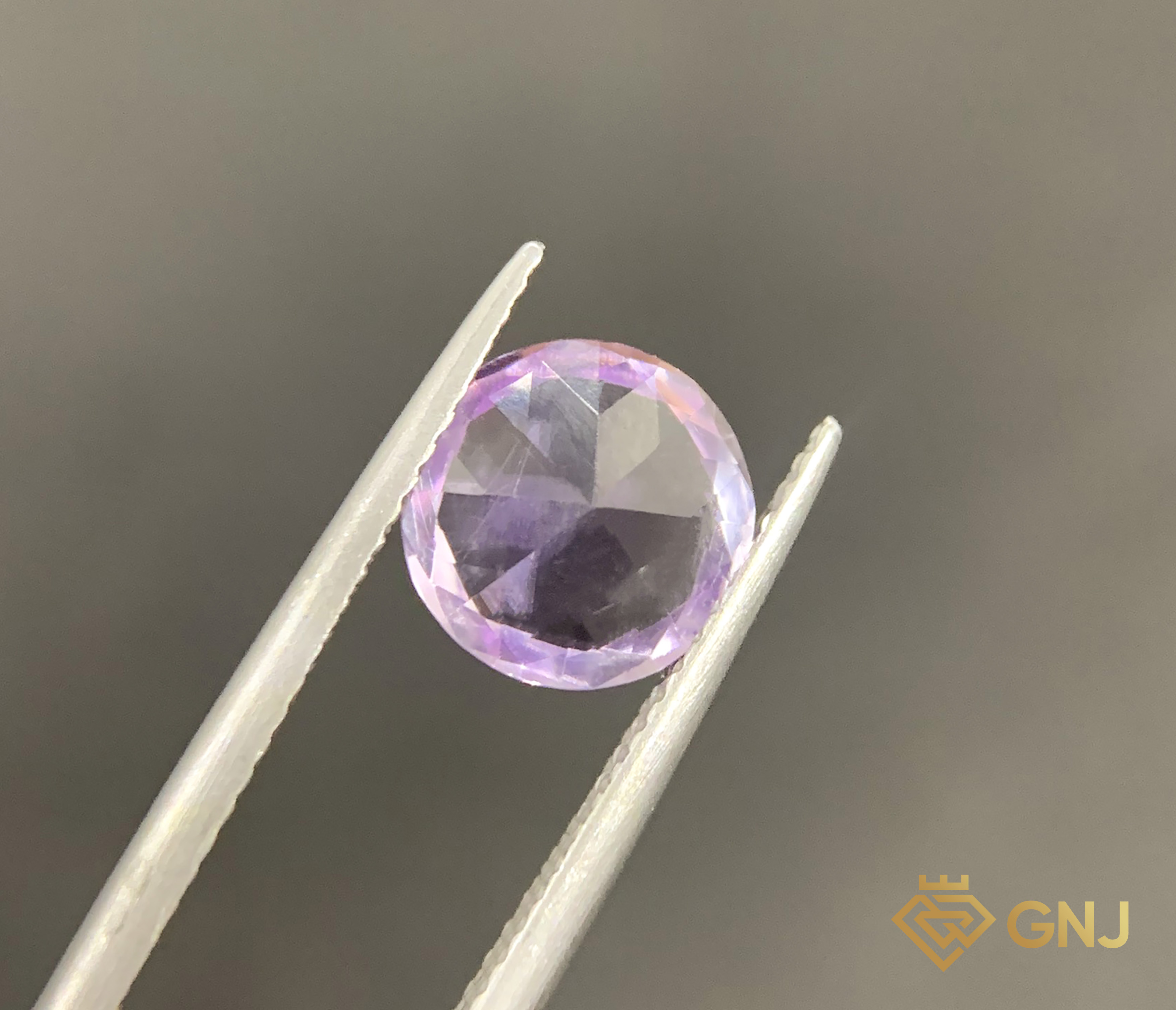 Amethyst Tự Nhiên Tím Nhạt 2.2ct - Facet — chi tiết đá