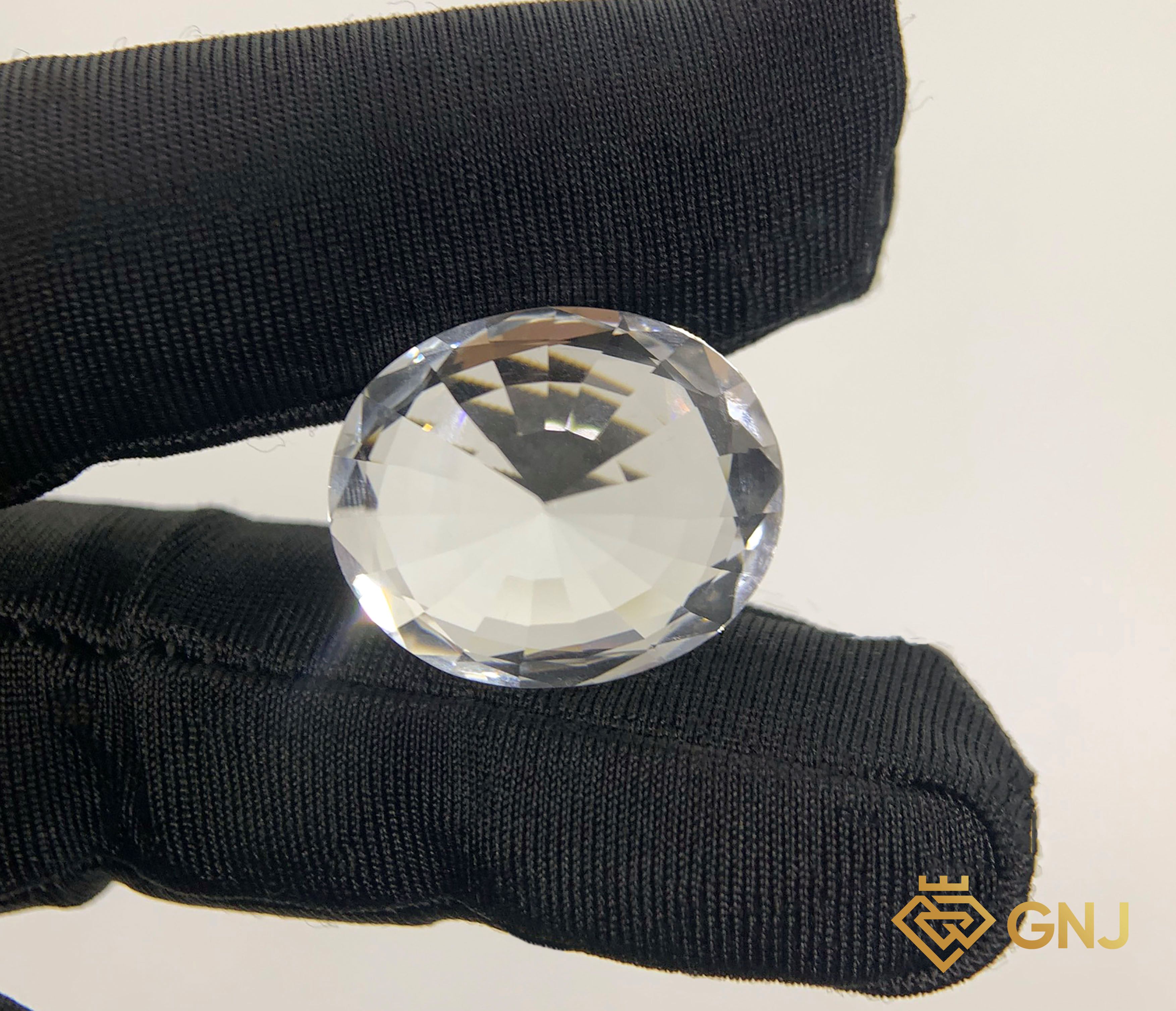 Đá Topaz Tự Nhiên Trắng 35ct — chi tiết đá