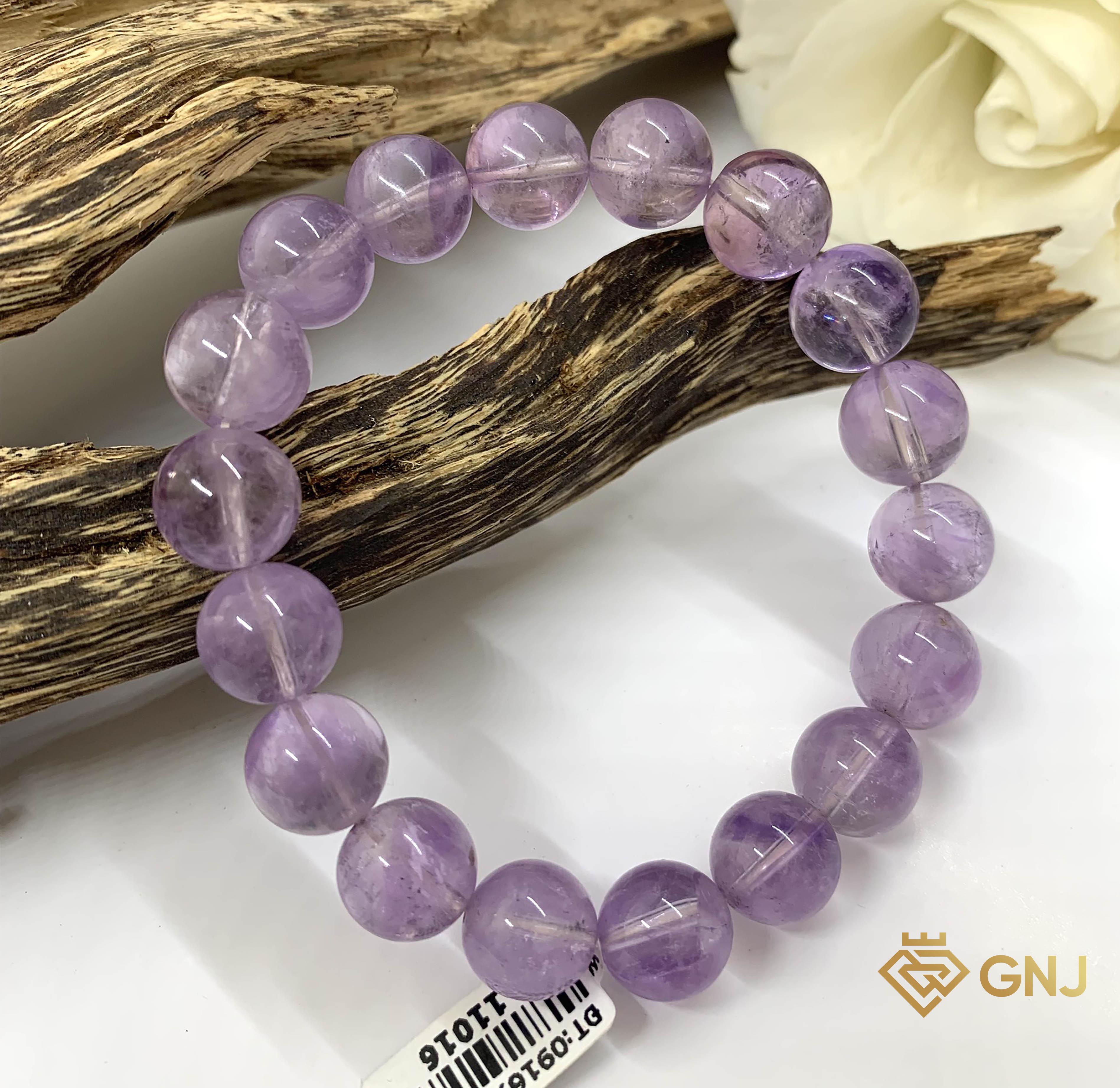 Vòng tay thạch anh tím Lavender