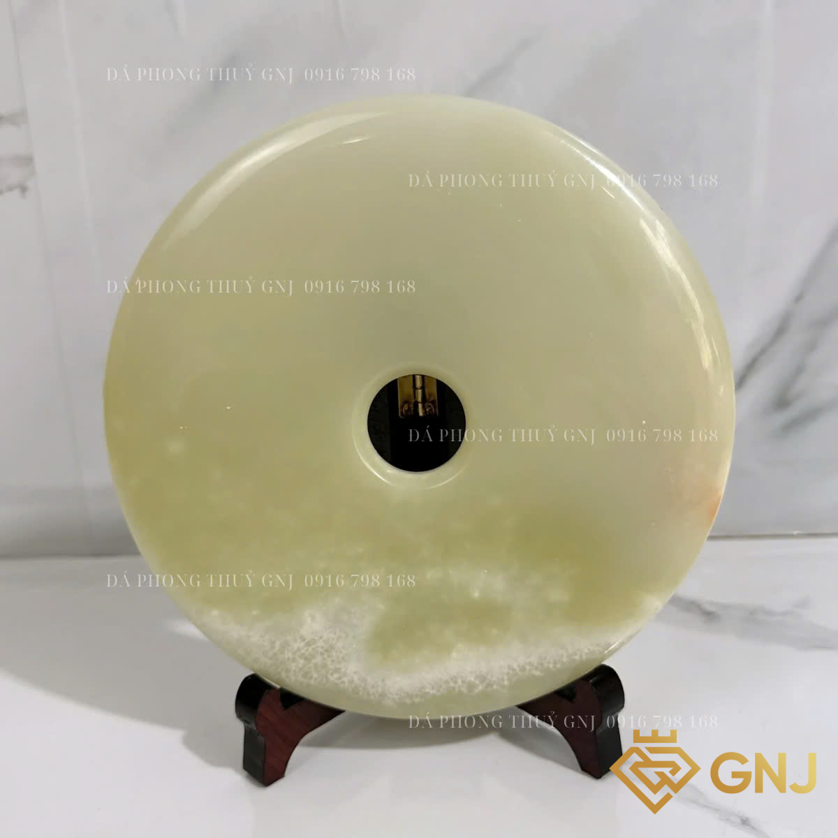 Đồng Điếu Đá Onyx Xanh Tự Nhiên
