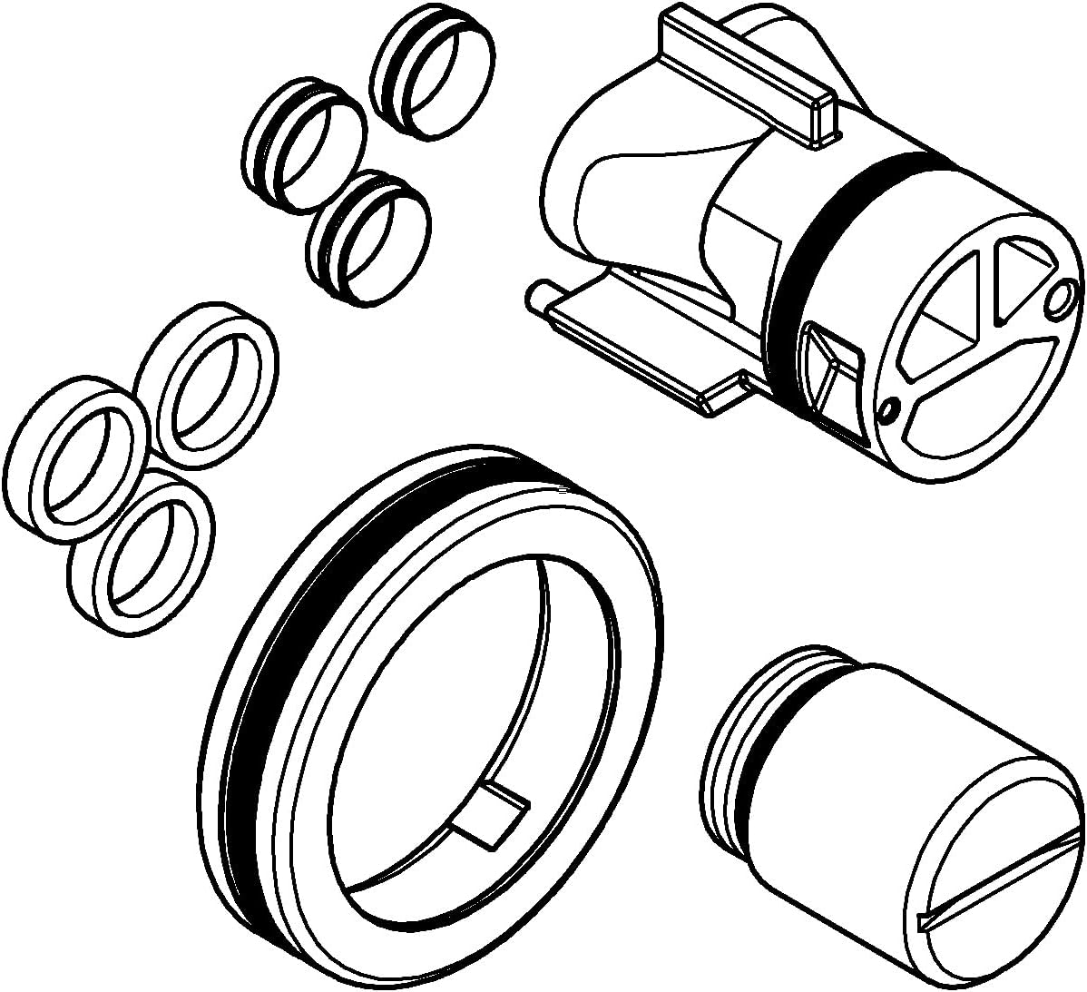 Bộ dẫn nước  Grohe Aquadimmer 12701001