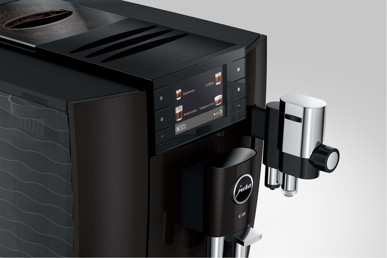 Máy Pha Cà Phê Tự Động Jura E8 Piano Black- ED- 2025