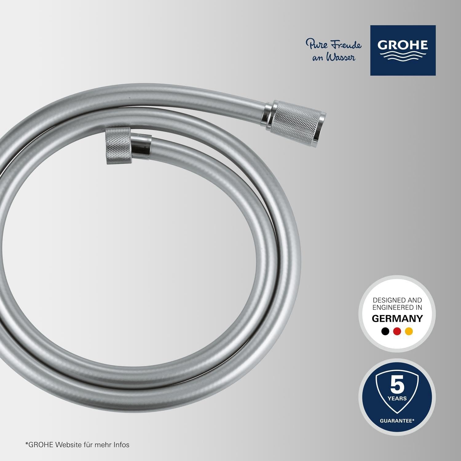 Copy of Dây sen Grohe  VitalioFlex Silver 28741002 1500mm