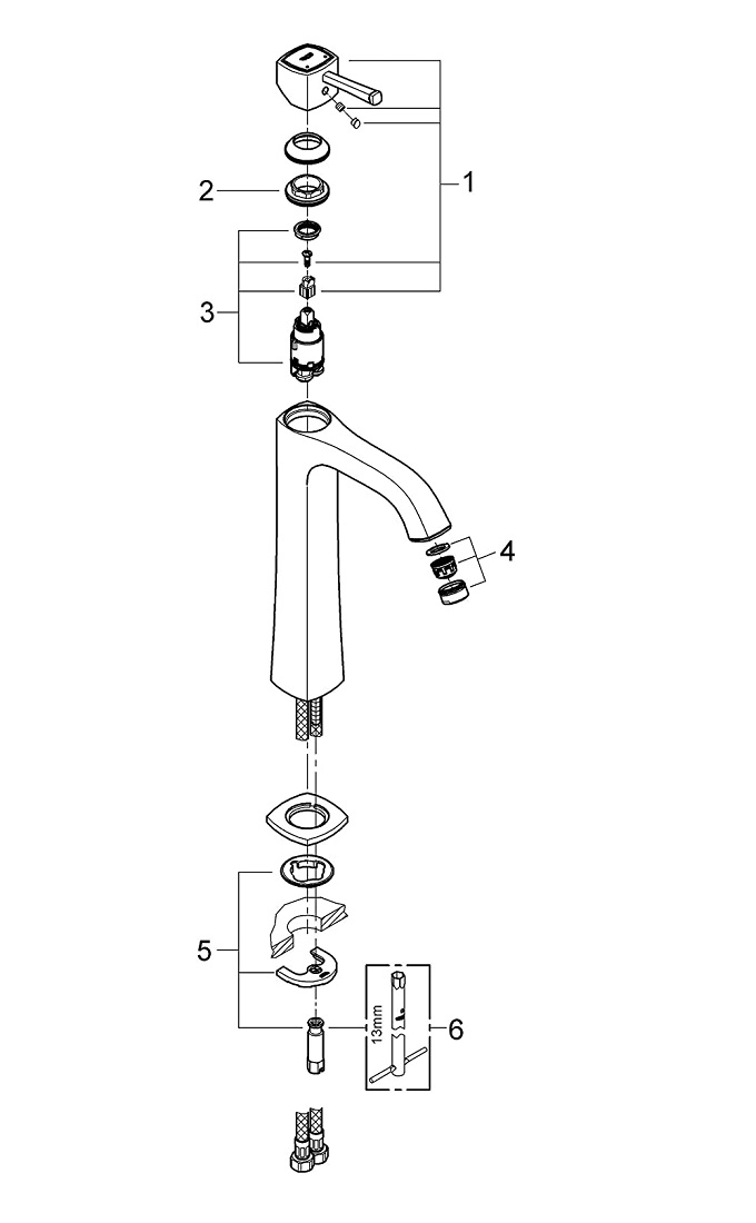 Vòi Lavabo Grohe Grandera XL-size 23313IG0