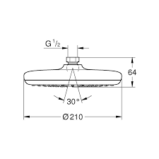 Bát sen âm tường Grohe Tempesta 210  26408045