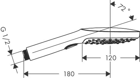 Bát sen cầm tay Hansgrohe Raindance Select S 120 3jet  26520000