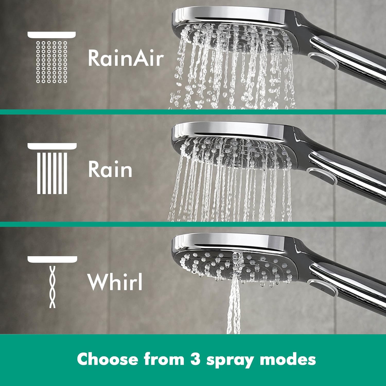 Bát sen cầm tay Hansgrohe Raindance Select S 120 3jet  26520000