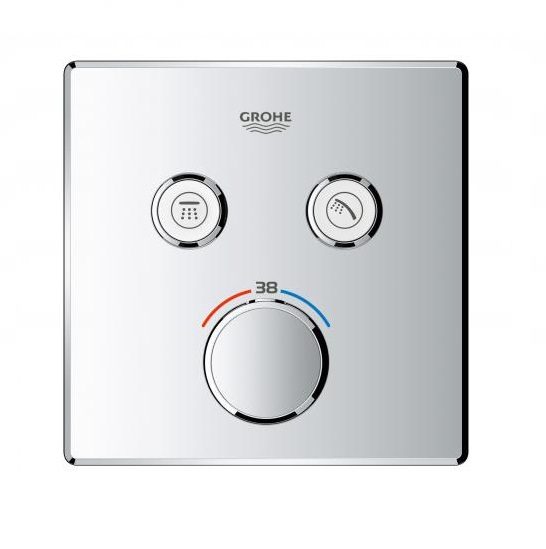 Bộ mặt điều khiển Sen Âm tường Grohe Grohtherm SmartControl 29124000