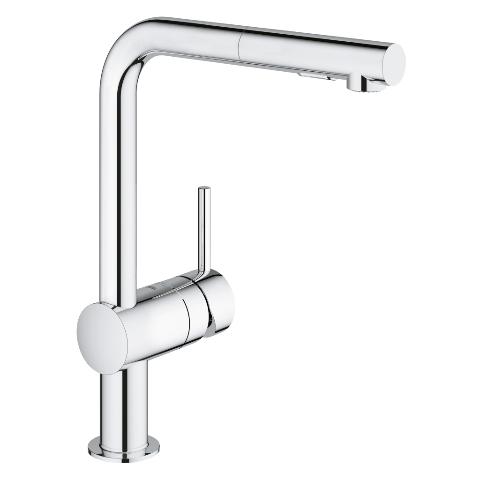 Vòi rửa bát rút đầu vòi Grohe Minta 30274000