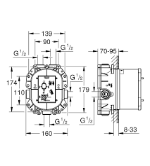 Bộ trộn âm Grohe Rapido T 35500000