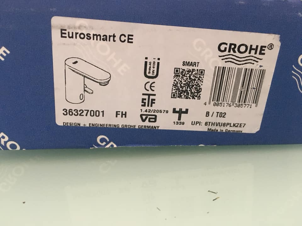 Vòi lavabo tự động, cảm ứng hồng ngoại Grohe Eurosmart CE 36327001