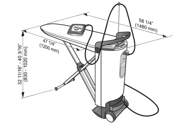 Bàn là hơi nước Miele B3847