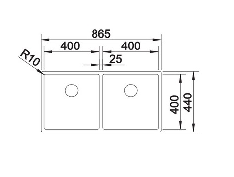 Chậu Rửa Bát  BLANCO CLARON 400/400-IF