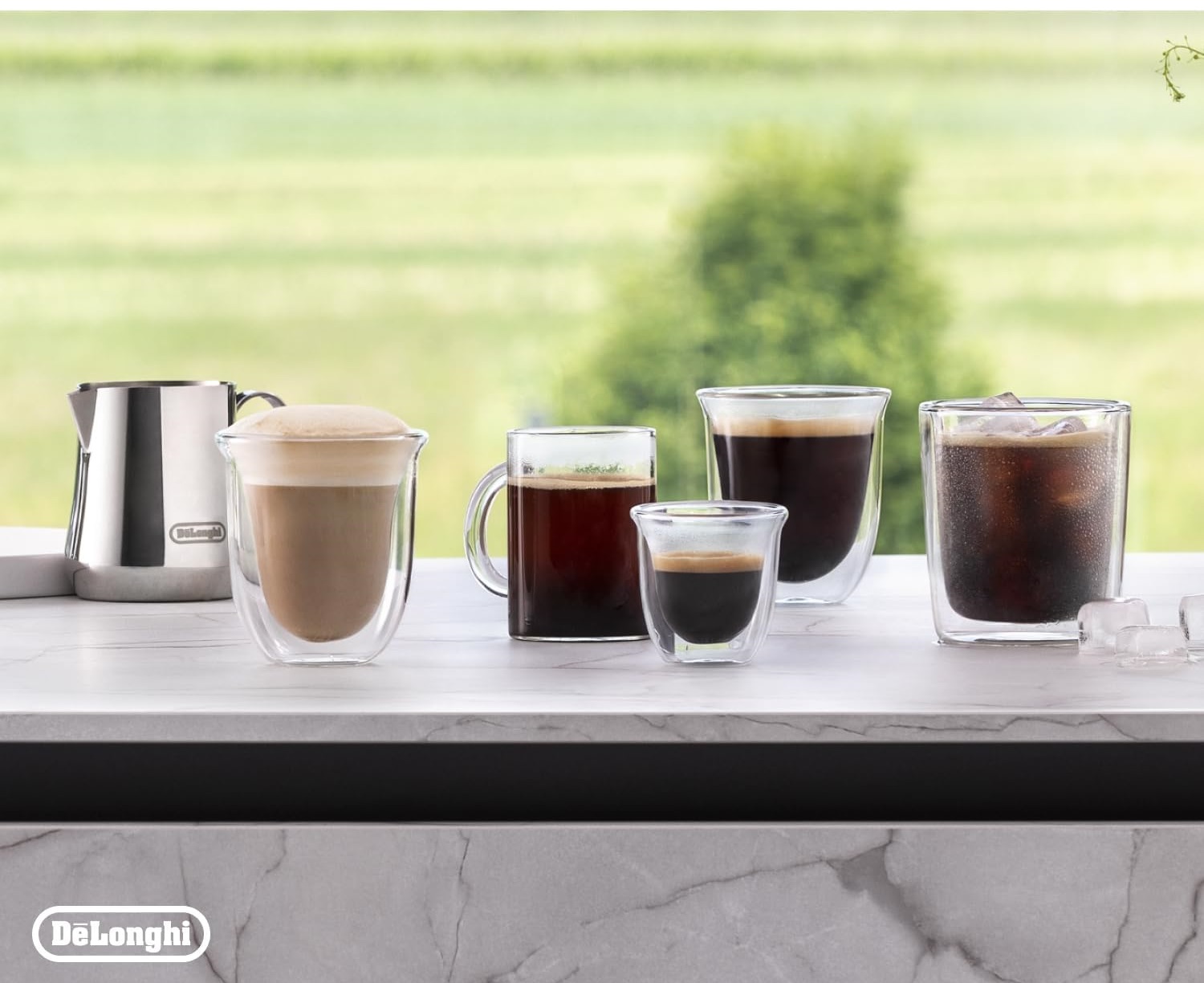 Máy pha cà phê tự động De'Longhi Rivelia EXAM440.35.W