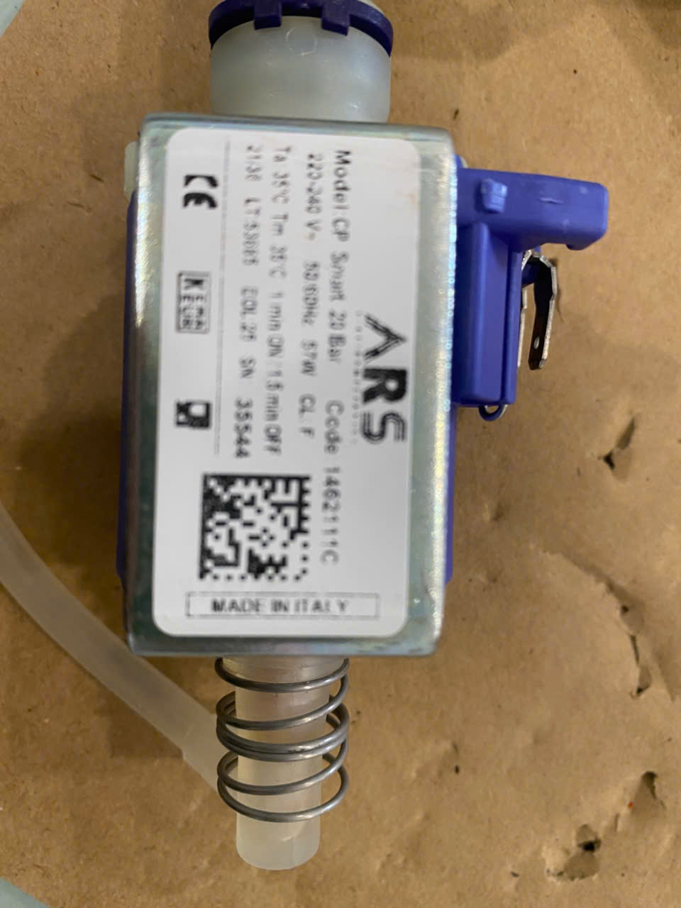 Bơm máy Inissia ARS CP Smart complete pump 20 Bar