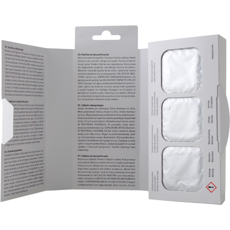 Viên Tẩy cặn (Descale) máy pha cà phê tự động Jura, hộp 3x3 Viên