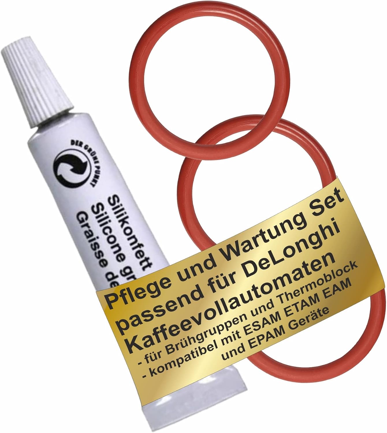 Bộ 3 Gioăng và tuýp bôi trơn 6g cho máy cà phê Delonghi 130510