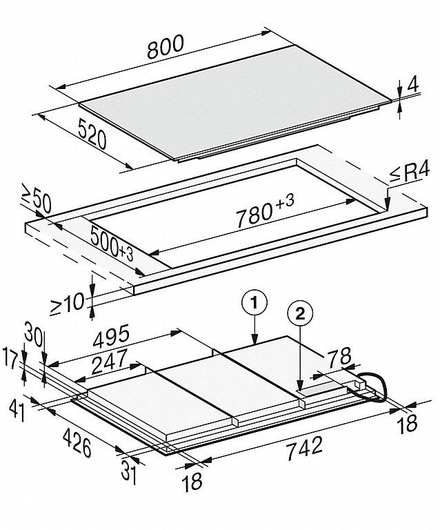 Bếp từ Miele KM 7678 FL